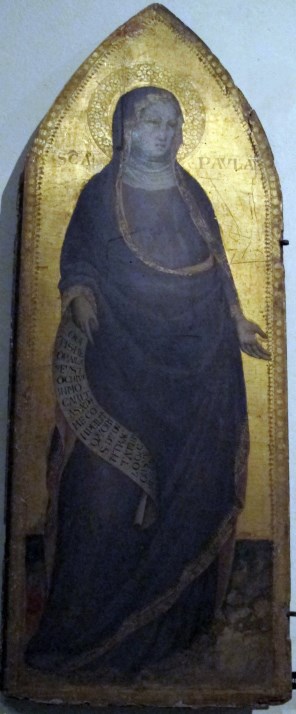 성녀 바울라_by Master of the Straus Madonna_photo by Sailko_in the Pinacoteca Vaticana in Vatican City.jpg